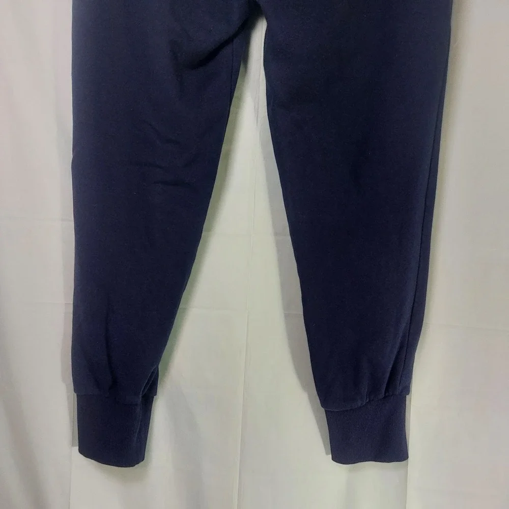 FILA Logo Navy Blue Lounge Pants Drawstring Sweatpants Mens Large L‎ Casual